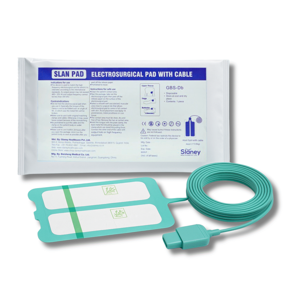 Slan Pad-Electrosurgical Pad with Cable